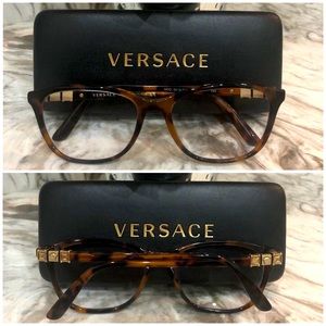Versace, Tortoises Shell Prescription Glasses